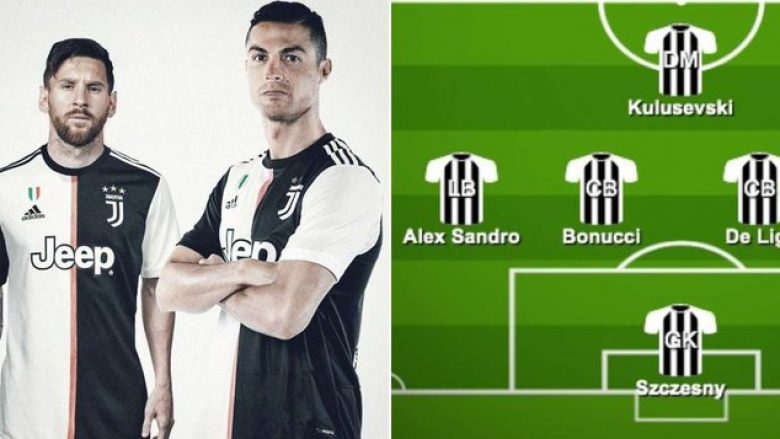 Formacioni i ‘ëndrrave’ për Juventusin – Ronaldo e Messi në një skuadër me tri transferime të reja