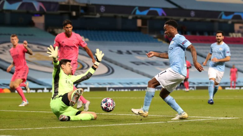 Man City 2-1 Real Madrid, notat e lojtarëve: Shkëlqejnë Sterling dhe Jesus, notë katastrofale për Varane