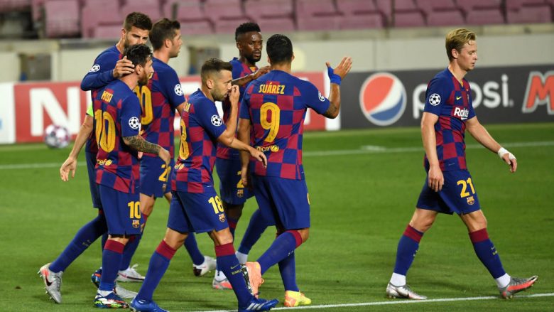 Messi dhuron spektakël ndaj Napolit, Barcelona siguron plasmanin në çerekfinale të Ligës së Kampionëve
