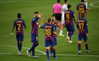 Spektakël në 45 minutat e para në Camp Nou, katër gola të shënuar – Barcelona me një hap në çerekfinale