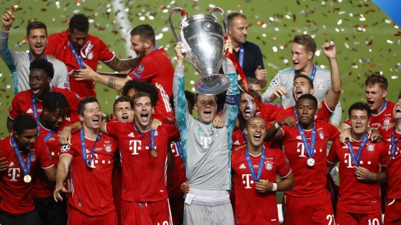 Pamje nga festa e Bayern Munichut pas triumfit në Ligën e Kampionëve