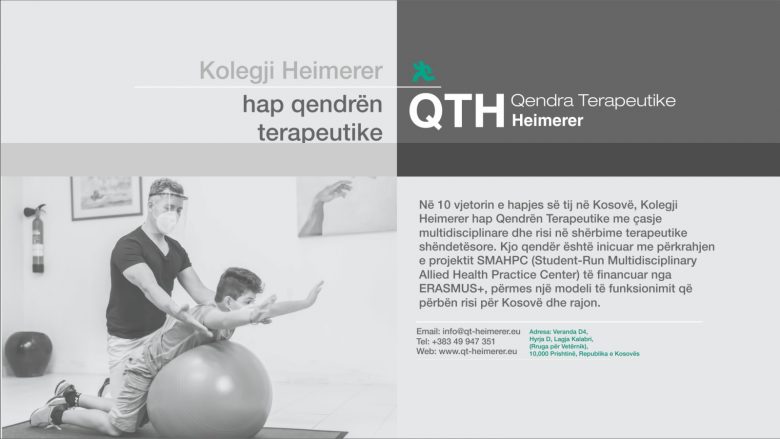 Kolegji Heimerer në Kosovë edhe me “Qendrën Terapeutike Heimerer (QTH)”