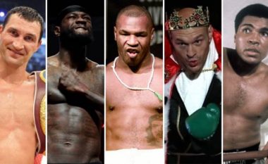 Renditen 50 boksierët më të mirë në peshat e rënda – triumfet tregojnë cilët ishin më të mirët