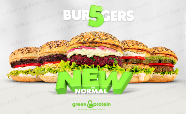 Erdh ekipa e burgerave “THE NEW NORMAL” në Green & Protein – gjithçka kthehet në normalitet!
