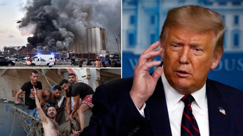 Donald Trump: Gjeneralët amerikanë besojnë se shpërthimi në Bejrut ishte sulm i organizuar