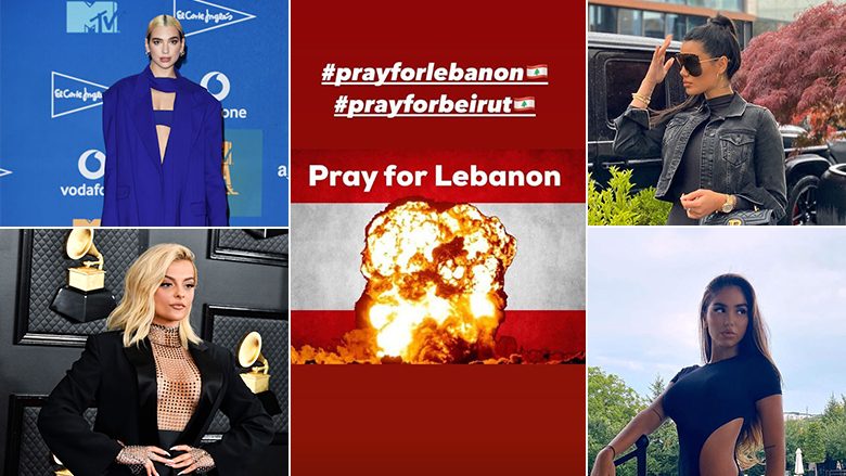 Të famshmit shqiptarë solidarizohen me ngjarjen tragjike që ndodhi në Bejrut