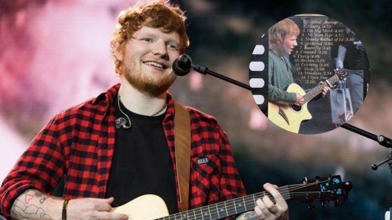 Albumi i parë i Ed Sheeran “Spinning Man” del në shitje për 10 mijë dollarë