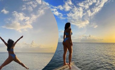 Nicole Scherzinger ofron pamje të mrekullueshme nga pushimet, ndërsa shfaqet duke u hedhur në ujë