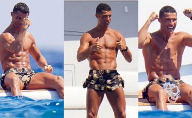 Cristiano Ronaldo tregon figurën muskulore nga jahti luksoz