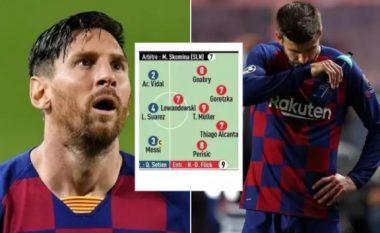 Revista L’Equipe ‘poshtëron’ lojtarët e Barcelonës me notat e tyre për humbjen nga Bayerni