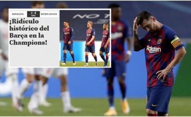 Mediat spanjolle ‘gozhdojnë’ Barcelonën pas humbjes ndaj Bayern Munich ku pranuan tetë gola: Turpërim historik!