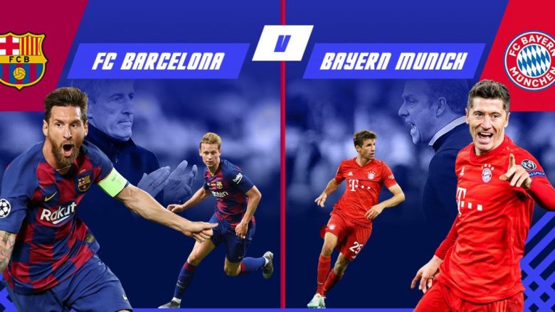 Barcelona – Bayern Munich, formacionet e mundshme për çerekfinalen e zjarrtë të Ligës së Kampionëve