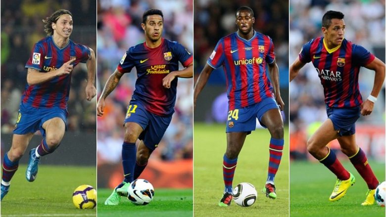 Këta janë 11 yjet që e shpëtuan karrierën e tyre duke u larguar nga Barcelona: Nga Ibra te Alcantara, Toure e Sanchez