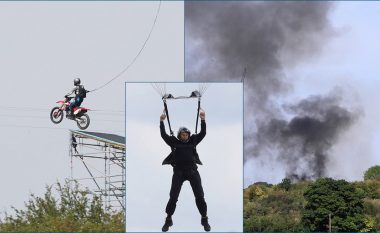 Momenti kur vendxhirimi i “Mission: Impossible 7” kaplohet nga zjarri