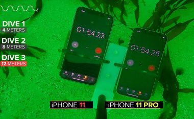 iPhone 11 dhe 11 Pro mund të jenë të papërshkueshëm nga uji – këto janë rezultatet e provës së ujit