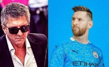 Babai i Messit thuhet se ka mbërritur në Angli për të biseduar me drejtuesit e Man Cityt për një transferim sensacion në Etihad