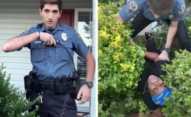 U filmua duke përdorur revole elektrike gjatë kohës që po e arrestonte një grua me ngjyrë, oficeri në SHBA pushohet nga puna