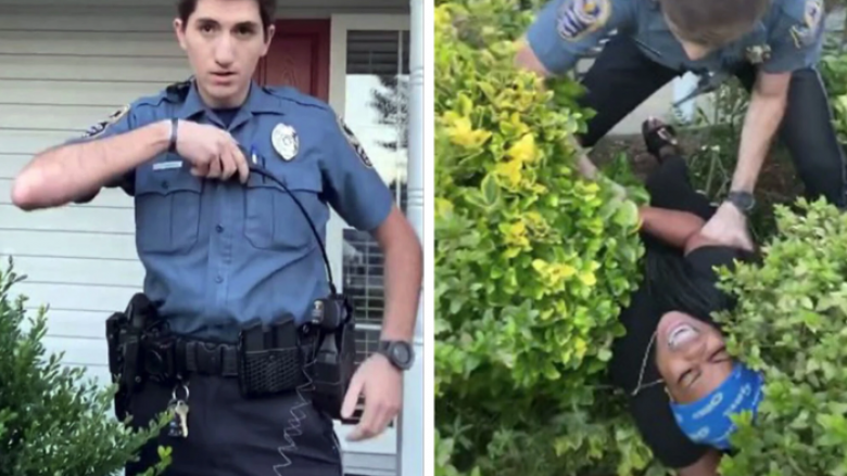 U filmua duke përdorur revole elektrike gjatë kohës që po e arrestonte një grua me ngjyrë, oficeri në SHBA pushohet nga puna