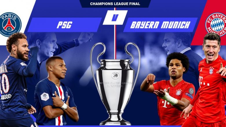 Sonte zhvillohet finalja e madhe e Ligës së Kampionëve mes Bayernit dhe PSG-së, vendi, ora dhe formacionet e mundshme