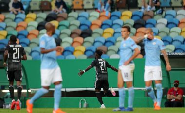 Lyoni shkon në pushimin e pjesës së parë me epërsi ndaj Manchester Cityt