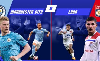 Statistika, analizë dhe parashikim: Man City – Lyon