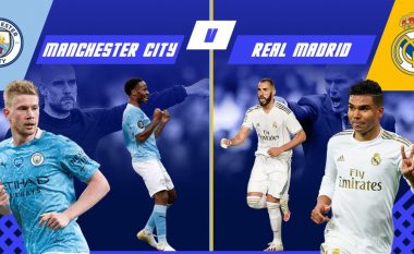 Real Madridi ‘ëndërron’ rikthimin ndaj Man Cityt dhe kalimin në çerekfinale të Ligës së Kampionëve, formacionet e mundshme