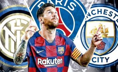 Inter, Manchester City dhe PSG: Opsionet e Messit nëse ai largohet nga Barcelona