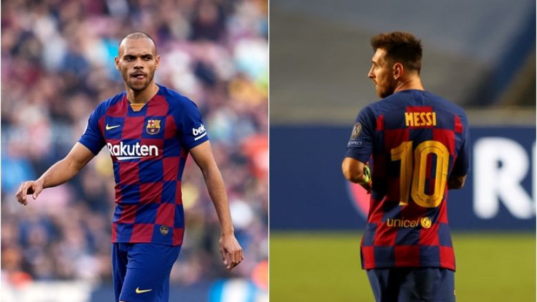 Braithwaite ‘shokon’ Barcelonën, kërkon numrin 10 nëse Messi largohet