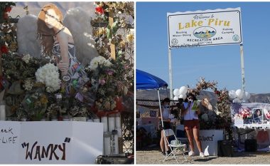 Fansat e nderojnë Naya Rivera, yllin e “Glee” në vendin ku ajo është mbytur – Liqenin Piru