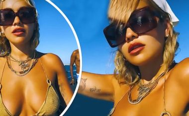 Rita Ora përsëri në element, vazhdon të tregojë format e tonifikuara të trupit gjatë pushimeve me të dashurin