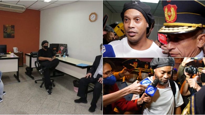 Ronaldinho dhe vëllai i tij lirohen nga burgu në Paraguai