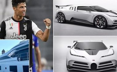 Cristiano Ronaldo paguan dhjetë milionë euro për Bugattin - i shton koleksionit të makinave edhe një jaht luksoz