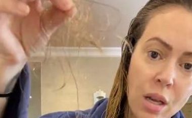 Alyssa Milano ndan me ndjekësit një video ku tregon se çfarë i ka bërë coronavirusi flokëve të saj