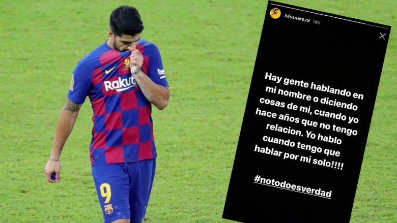 Luis Suarez reagon pas zërave për të ardhmen e tij, ‘godet’ njerëzit që flasin në emrin e tij