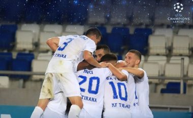 Tirana mposht në udhëtim Dinamo Tbilisin, në raundin tjetër e pret në shtëpi Crvena Zvezdan