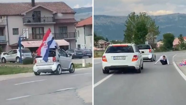 Bajraktari bie nga makina gjatë një dasme në Bosnjë dhe Hercegovinë