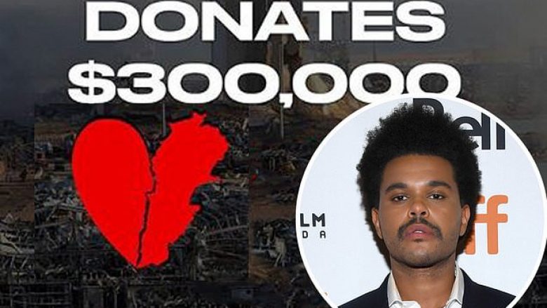 The Weeknd dhuron 300 mijë dollarë për tragjedinë në Bejrut