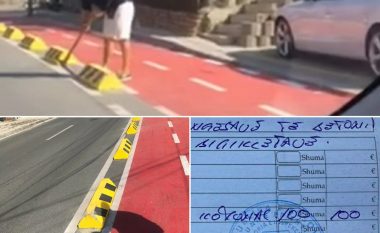 Dënohet me 100 euro qytetari i cili tentoi t’i largojë pengesat në shtigjet për biçikleta në Prishtinë
