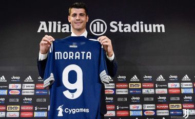 Morata në prezantimin si lojtar i Juventusit: E dija që Pirlo do të bëhej trajner, Ronaldo shok i mirë, jam këtu për të fituar