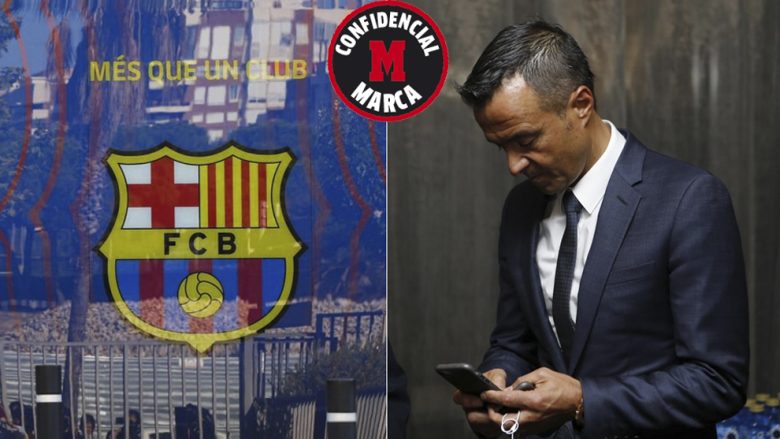 Agjenti i njohur Jorge Mendes takohet me Barcelonën për të diskutuar kontratën e re të Ansu Fatit