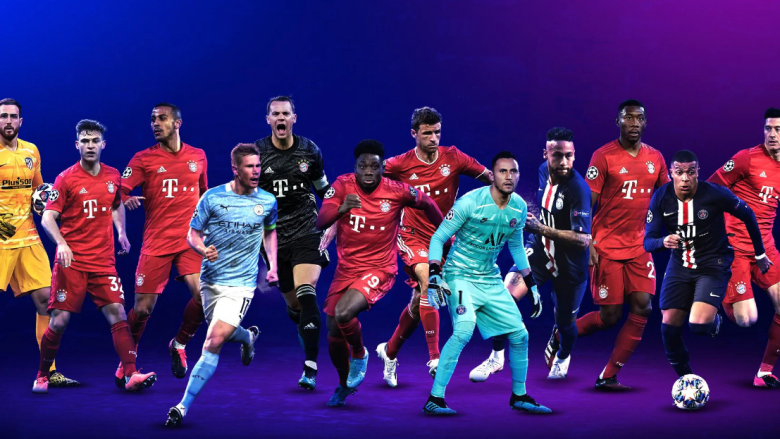 UEFA publikon emrat e lojtarëve më të mirë të Ligës së Kampionëve në secilën pozitë, si rrallë herë më parë mungojnë Messi e Ronaldo