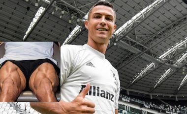Ronaldo i shtang tifozët me muskujt e këmbëve