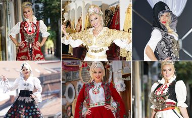 Befason deputetja Duda Balje, pozon me të gjitha llojet e veshjeve tradicionale shqiptare