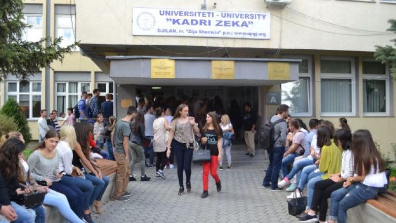 Universiteti “Kadri Zeka” në Gjilan shpall konkurs për pranimin e studentëve në studimet master