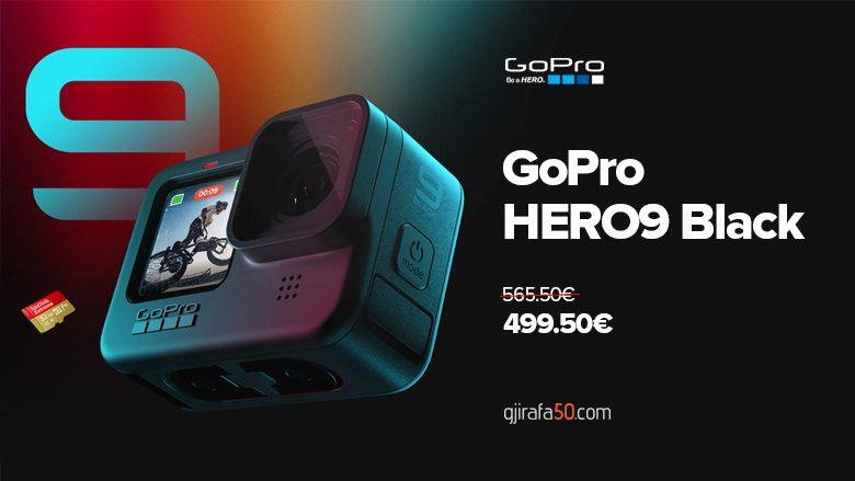 Modeli më i ri i kamerës GoPro HERO9 me rezolucion 5K – tani në Gjirafa50