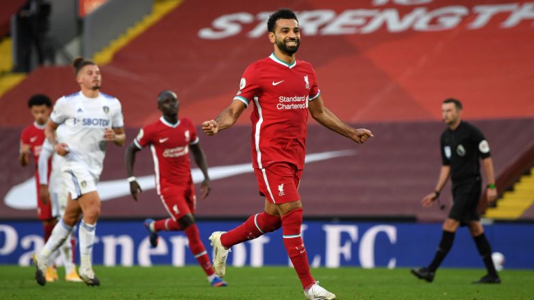 Liverpool 4 – 3 Leeds United, notat e lojtarëve: Salah është perfekt, por dëshpërojnë Van Dijk e Alisson