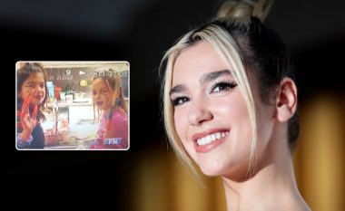 Dua Lipa publikon video të rrallë nga fëmijëria, ku bashkë me kushërirën fliste në shqip