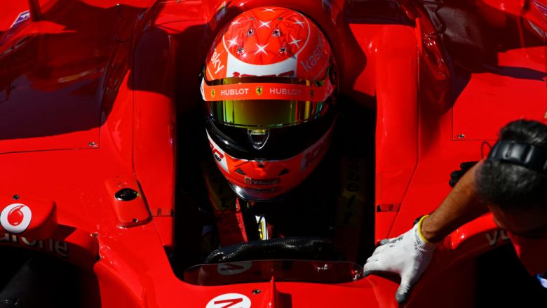 Mick Schumacher e voziti Ferrarin me të cilin babai i tij e fitoi titullin në vitin 2004