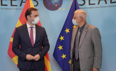 Osmani në takim me Borrell: Mund ta konsideroni Maqedoninë e Veriut si partner në realizimin e perspektivave evropiane në Ballkan