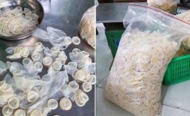 Laheshin dhe më pas paketoheshin për shitje: Policia në Vietnam “konfiskon” më shumë 300,000 prezervativë të përdorur
